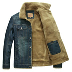 Men Jacket | Zip Front Insulated Cold Weather Straight Cut