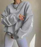 Women Sweater | Oversized Pullover with Long Sleeve Fit