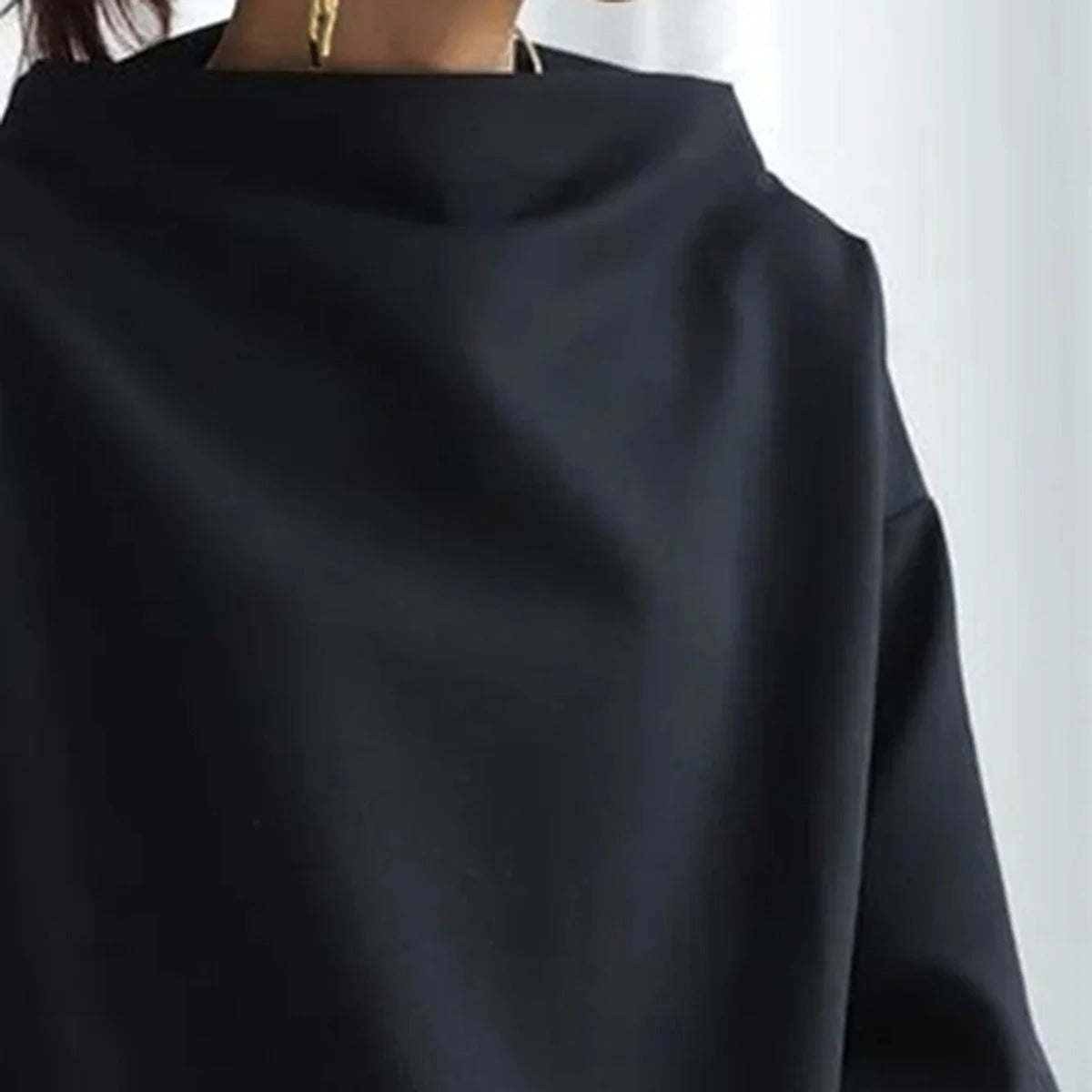 Women Sweater | Fitted Turtleneck with Long Sleeve Pullover