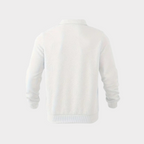 Men Sweater | Quarter-Zip Turtleneck with Geometric Knit Pattern