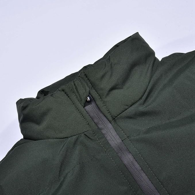 Men Jacket | Insulated Down Fill with Full-Length Zip Front