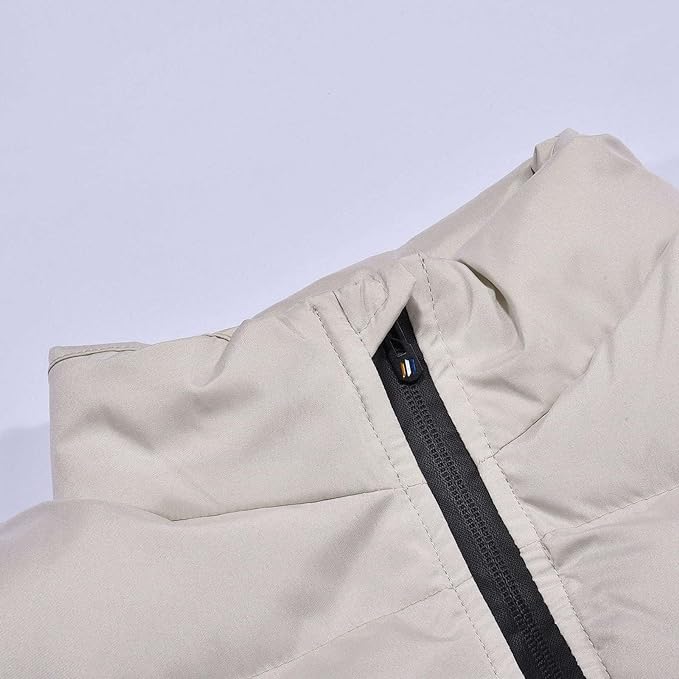 Men Jacket | Insulated Down Fill with Full-Length Zip Front