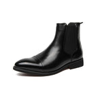 Men Boots | Chelsea Cap Toe with Elasticated Side Panels