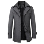 Men Jacket | Relaxed Fit with Waterproof Classic Collar