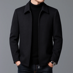 Men Jacket | Slim Fit Full-Zip with Spread Collar Design