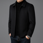 Men Jacket | Slim Fit Full-Zip with Spread Collar Design