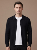 Men Cardigan | Relaxed Fit with Full Button-Through Front
