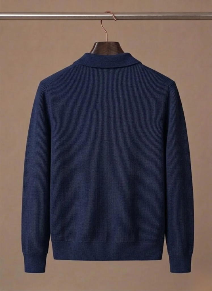 Men Cardigan | Relaxed Fit with Full Button-Through Front