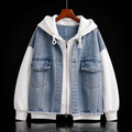 Women Jacket | Oversized Denim with Hood and Zip Front