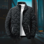Men Jacket | Fleece-Lined Full Zip with Structured Collar
