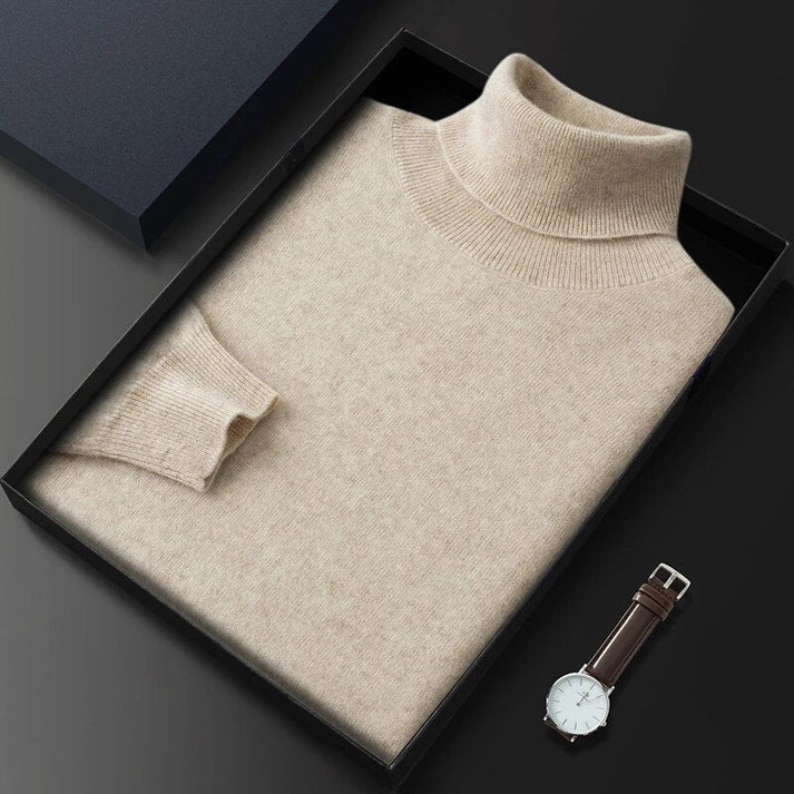 Men Sweater | Turtleneck Regular Fit with Long Sleeves