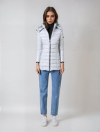Women Jacket | Quilted Build with Removable Hood and Zip Pockets