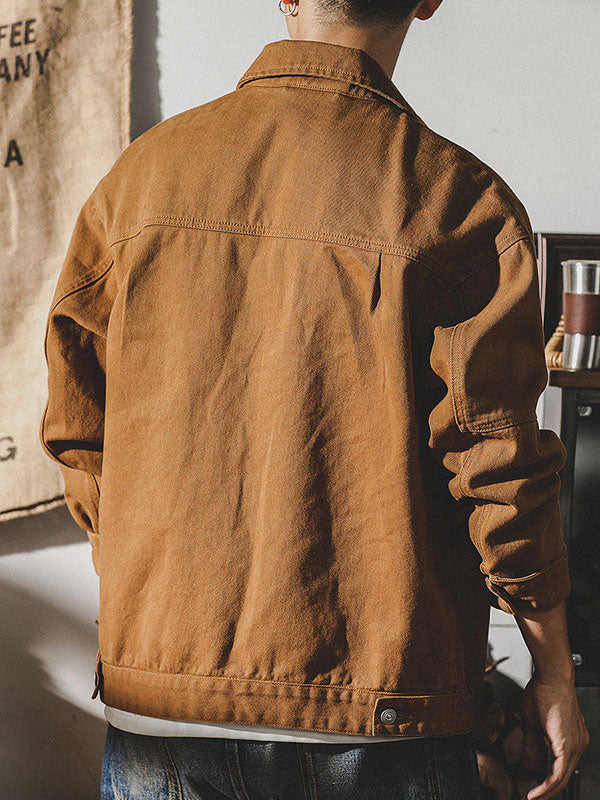 Men Shirt | Relaxed Fit Overshirt with Dual Chest Pockets