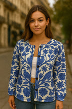 Women Cardigan | Round Neck Open Front Hip Length Fit