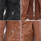 Women Jacket | Tailored Moto Fit with Removable Hood