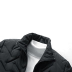 Men Jacket | Fleece-Lined Full Zip with Structured Collar