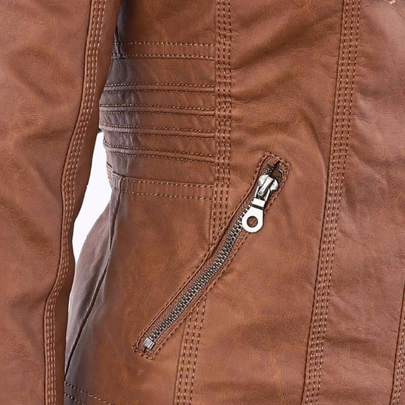 Women Jacket | Tailored Moto Fit with Removable Hood