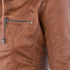 Women Jacket | Tailored Moto Fit with Removable Hood
