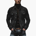 Men Jacket | Relaxed Fit Corduroy with Button-Front Closure
