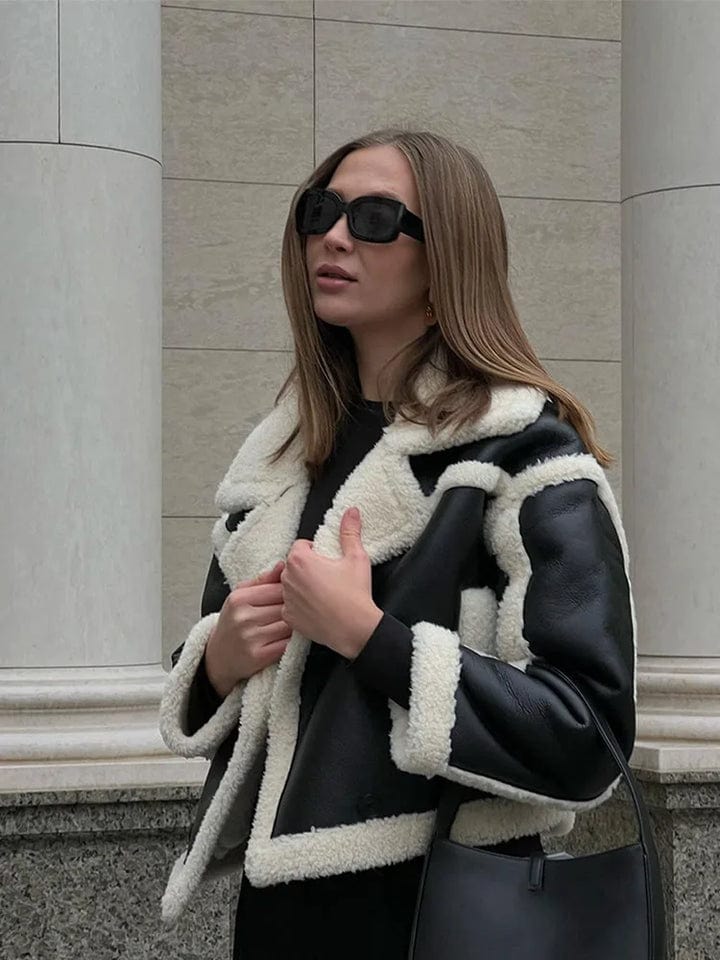 Women Jacket | Cropped Loose Fit for Winter Layering