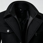 Men Jacket | Relaxed Fit with Waterproof Classic Collar