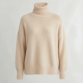 Women Sweater | Turtleneck Pullover with Long Sleeves