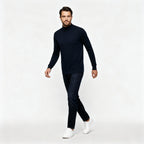 Men Sweatshirt | Crew Neck Pullover with Ribbed Cuffs