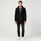 Men Jacket | Relaxed Fit with Waterproof Classic Collar