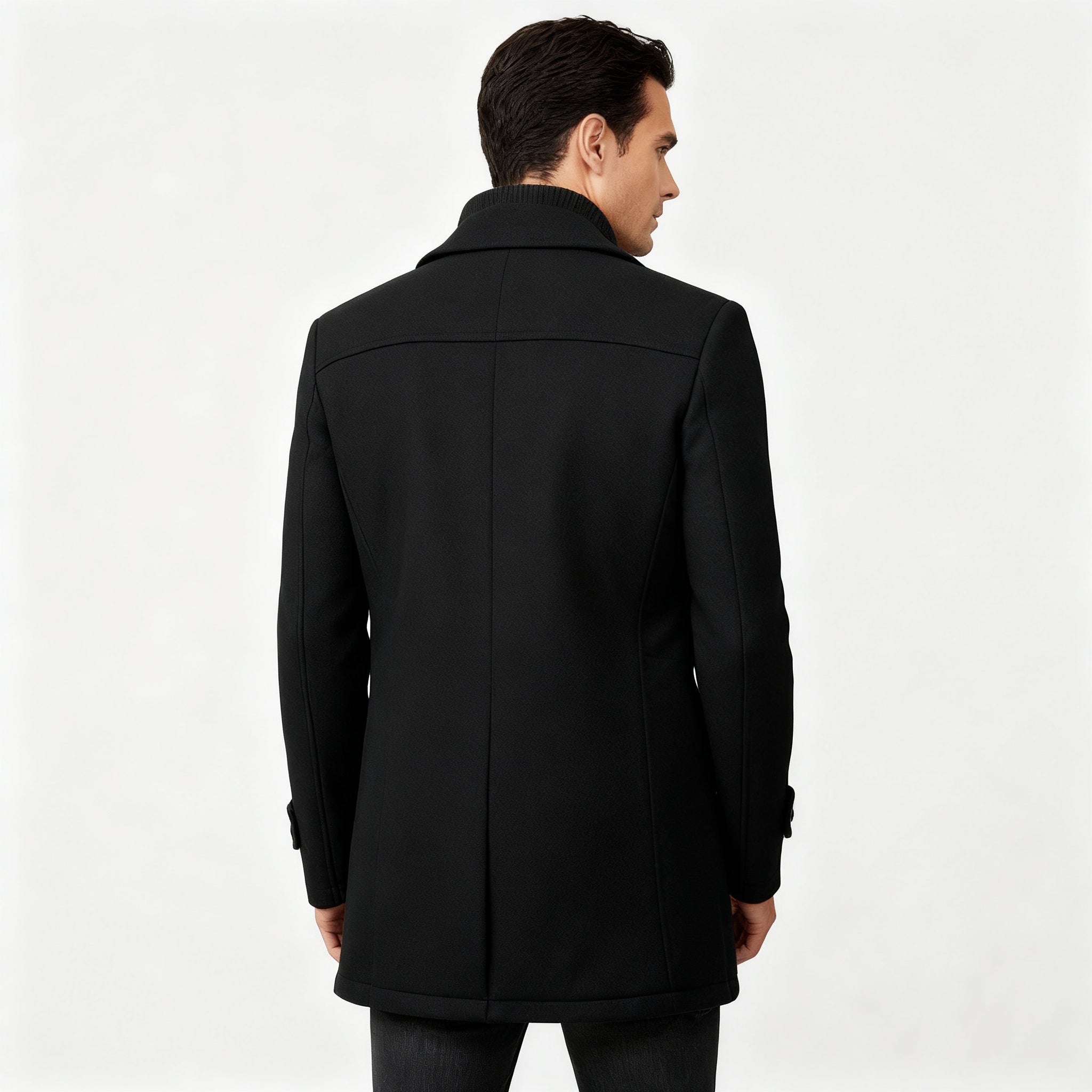 Men Jacket | Relaxed Fit with Waterproof Classic Collar