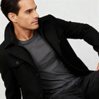 Men Jacket | Relaxed Fit with Waterproof Classic Collar
