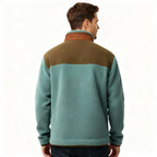 Men Jacket | Regular Fit Fleece Utility with Layering Room