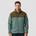 Men Jacket | Regular Fit Fleece Utility with Layering Room