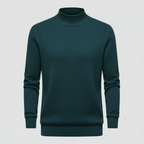 Men Sweatshirt | Crew Neck Pullover with Ribbed Cuffs