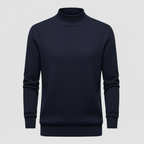 Men Sweatshirt | Crew Neck Pullover with Ribbed Cuffs