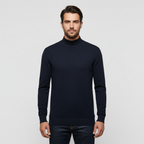 Men Sweatshirt | Crew Neck Pullover with Ribbed Cuffs
