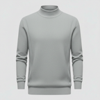 Men Sweatshirt | Crew Neck Pullover with Ribbed Cuffs