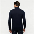 Men Sweatshirt | Crew Neck Pullover with Ribbed Cuffs