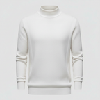 Men Sweatshirt | Crew Neck Pullover with Ribbed Cuffs
