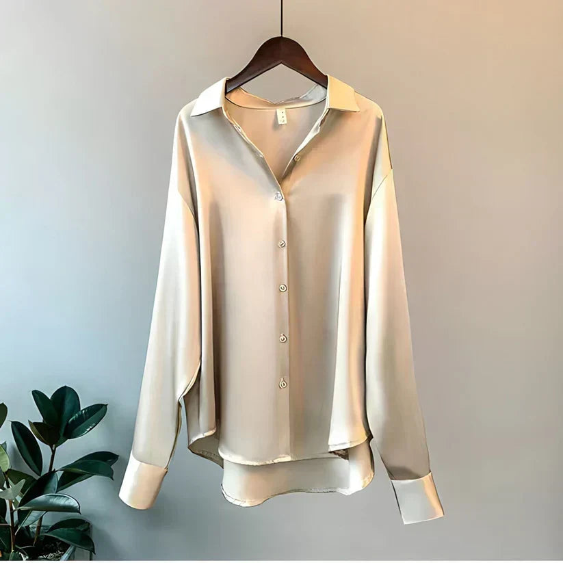 Women Shirt | Long-Sleeve Regular Fit with Smooth Finish