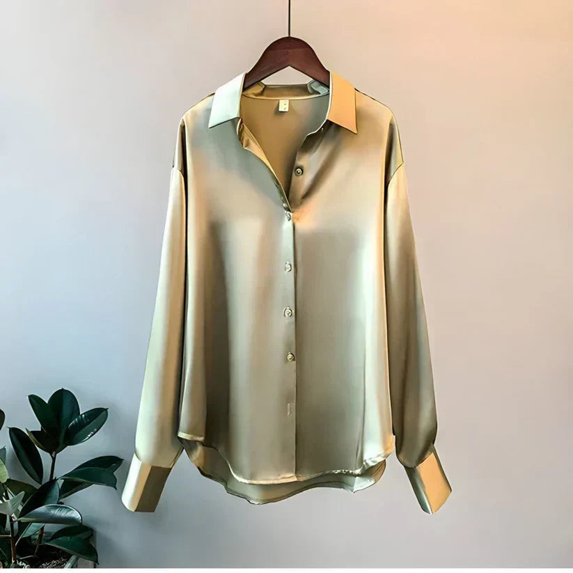 Women Shirt | Long-Sleeve Regular Fit with Smooth Finish