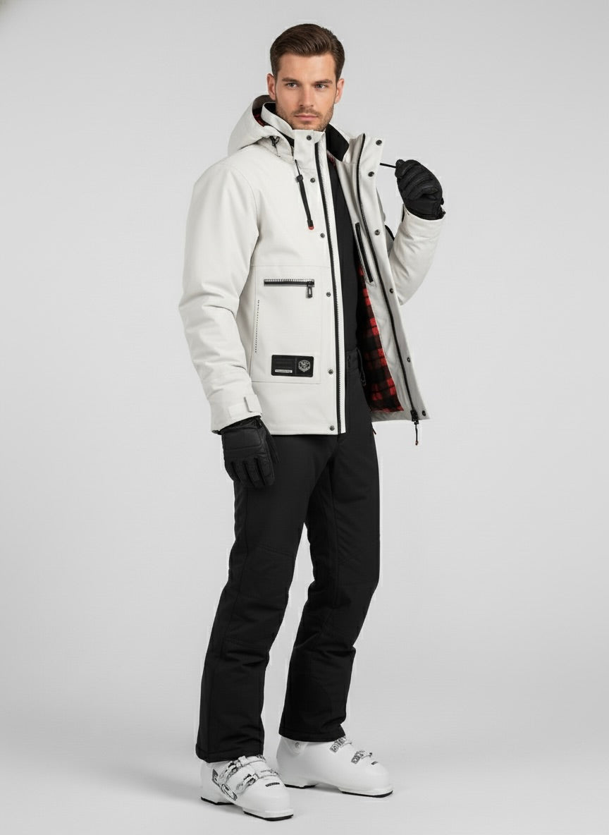 Men Jacket | Waterproof Design with Detachable Hood Zip