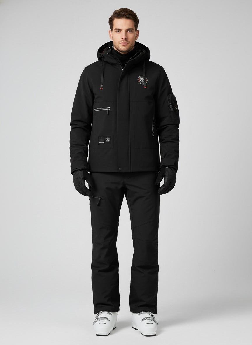 Men Jacket | Waterproof Design with Detachable Hood Zip