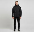 Men Jacket | Full-Zip Hip-Length Softshell Outerwear Fit
