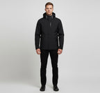 Men Jacket | Full-Zip Hip-Length Softshell Outerwear Fit