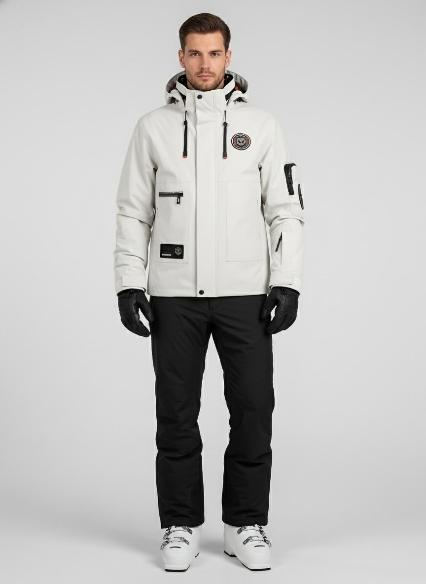 Men Jacket | Waterproof Design with Detachable Hood Zip