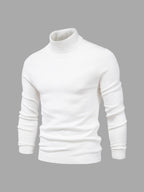 Men Sweater | Turtleneck Regular Fit Pullover Long Sleeve