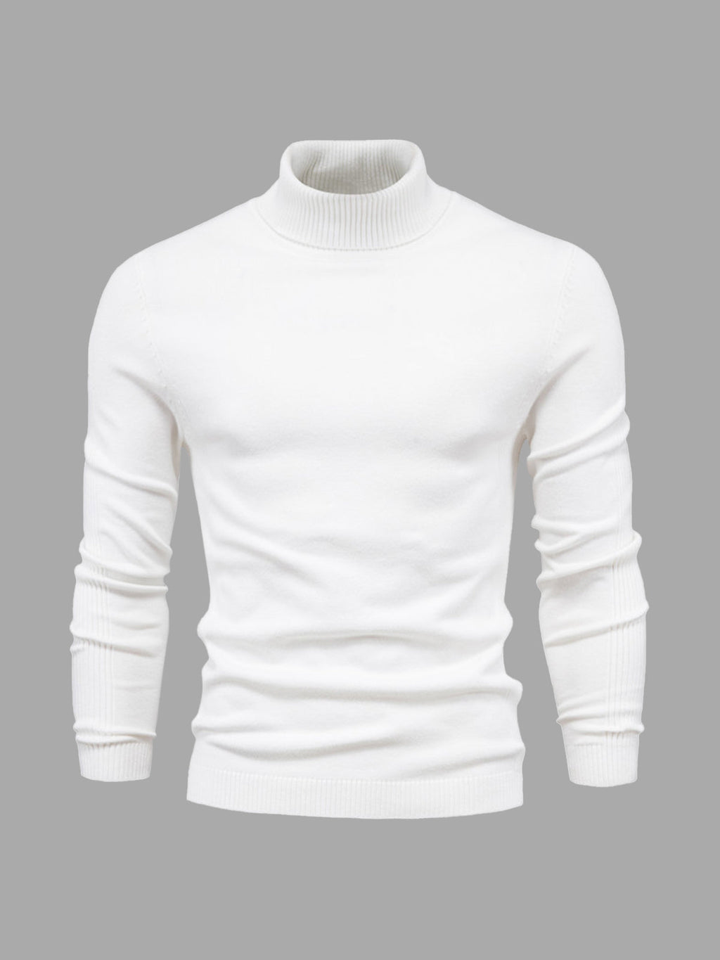 Men Sweater | Turtleneck Regular Fit Pullover Long Sleeve