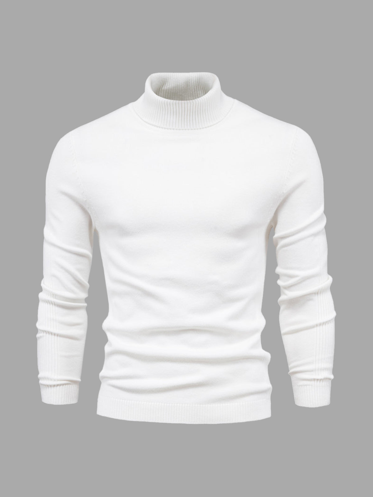 Men Sweater | Turtleneck Regular Fit Pullover Long Sleeve