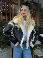Women Jacket | Cropped Loose Fit for Winter Layering