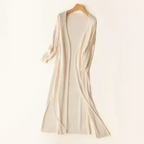 Women Cardigan | Open Front Extended Length Long Sleeve